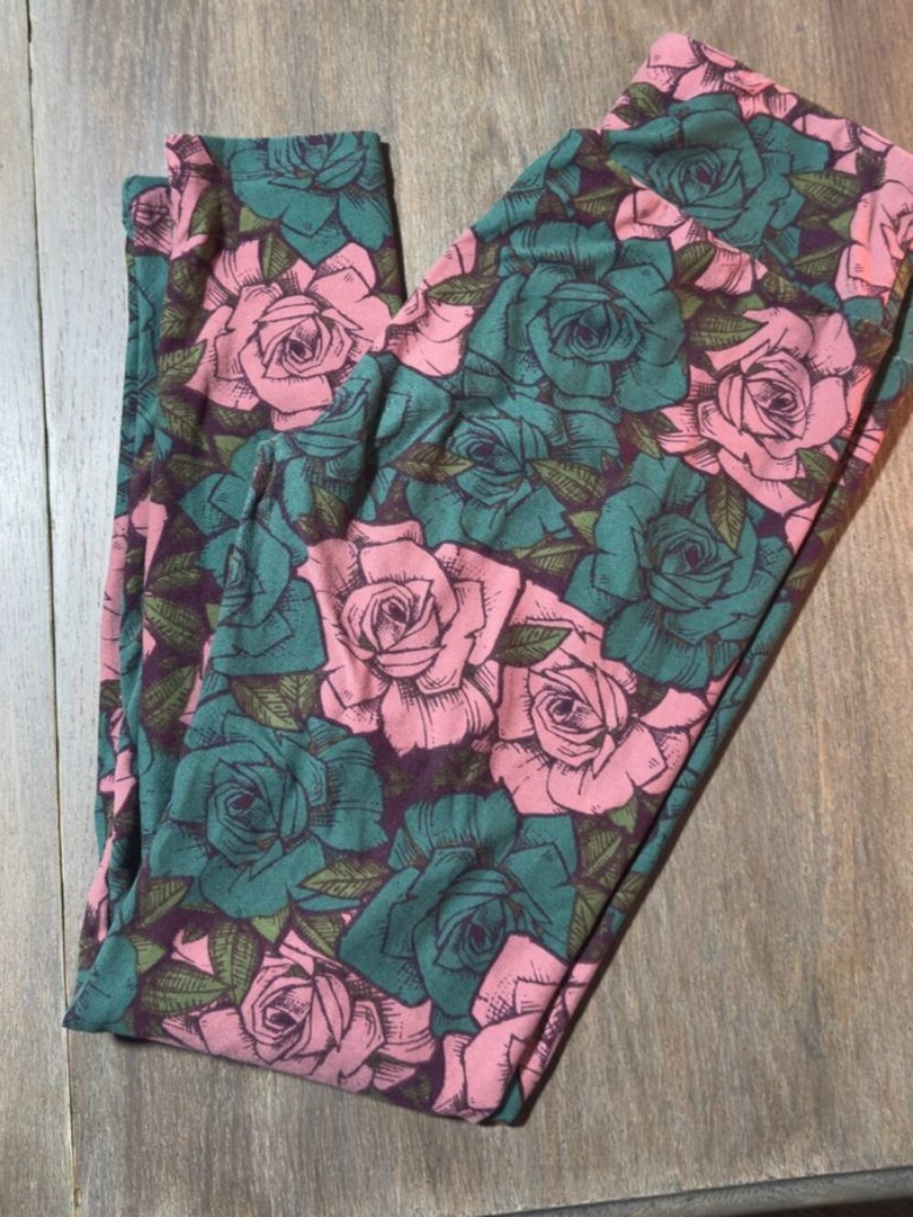 LuLaRoe Floral Print Leggings
